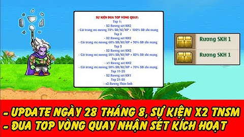 Hồi Ức Ngọc Rồng - Admin Ra Mắt Sự Kiện Đua Top Vòng Quay Nhận Sét Kích Hoạt, Và Sự Kiện X2 TNSM