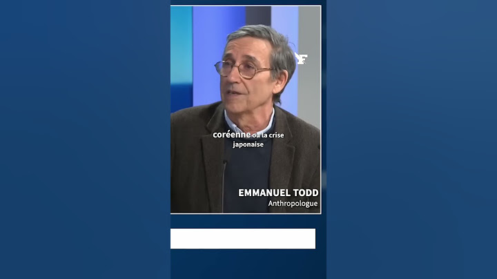 Ukraine: «L'Occident est en train de subir une défaite» Emmanuel Todd