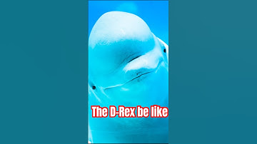 The Jurassic Park/World villain dinosaurs seeing the D-Rex for the first time