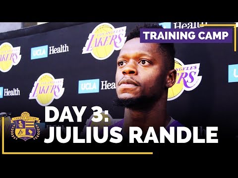 Julius Randle Talks Competition With Larry Nance Jr.