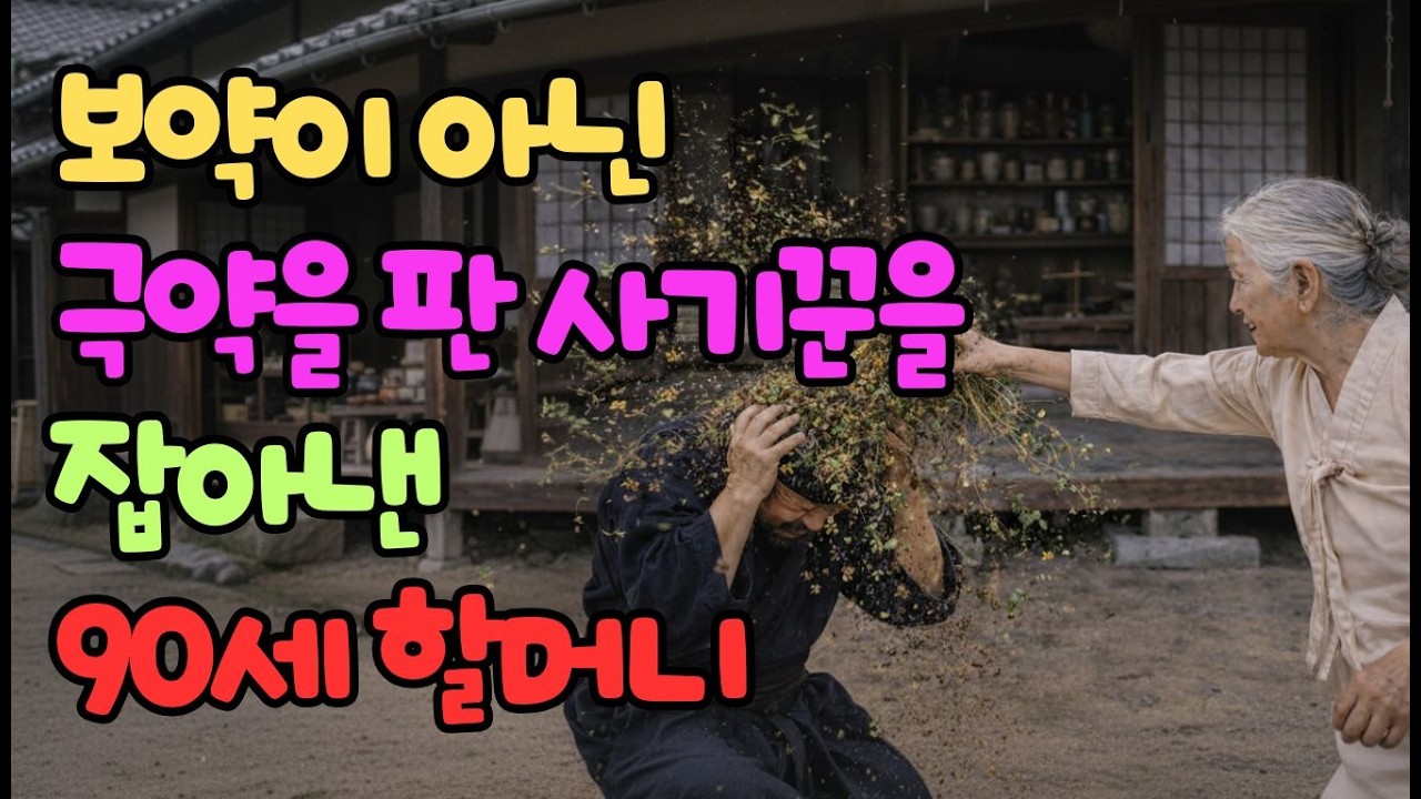 약방 사기꾼의 정체를 밝혀 낸 백발 할머니의 지혜 | 야담 | 조선야담 | 설화 | 옛날이야기 | 감동설화 | 오디오드라마 | 노인지혜 | 사기꾼 | 의료사고 | 시니어드라마 |