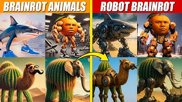 Transforming Brainrot Animals Into Robot Brainrot Animals | SPORE