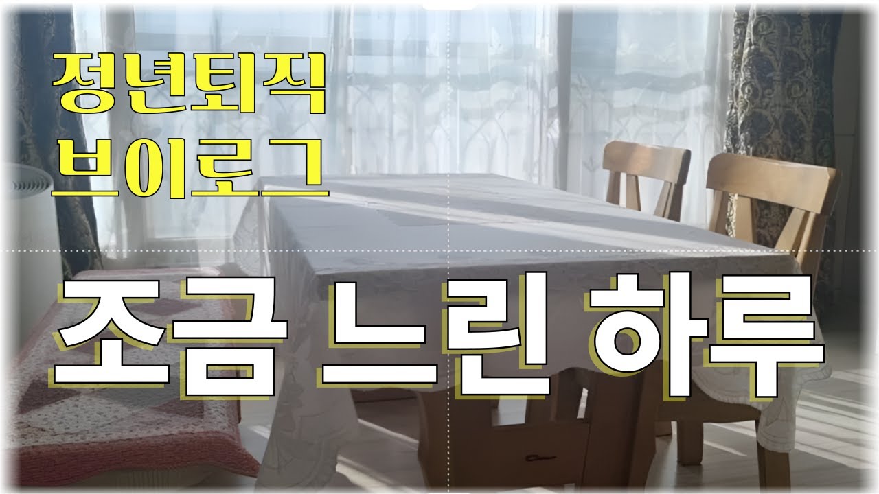 (정년퇴직 브이로그 #02) 멈춤과 흐름 사이, 나만의 속도를 찾는 중