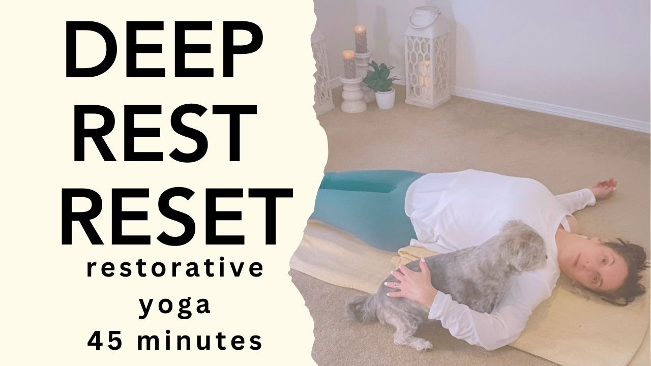 45 Min Deep Restorative Yoga  | Anapausis: The Power of Deep Rest #restorativeyoga #restorativeyoga