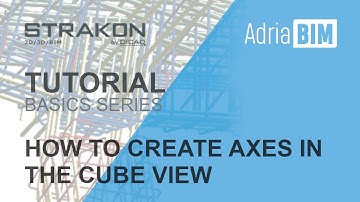 STRAKON - Tutorial - Basics: How to create Axes in the Cube View