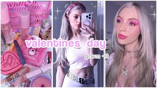 spend valentines w me💌💘grwm makeup, skincare,all pink aesthetic, romanticising life˚⊹♡ by moretofaye 697 views 3 months ago 16 minutes
