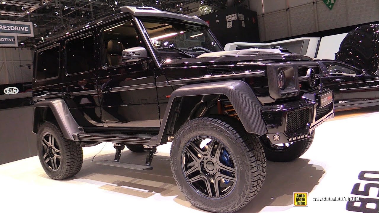 18 Mercedes Amg G63 Brabus 850 4x4 Squared Exterior Interior Walkaround 19 Geneva Motor Show Youtube