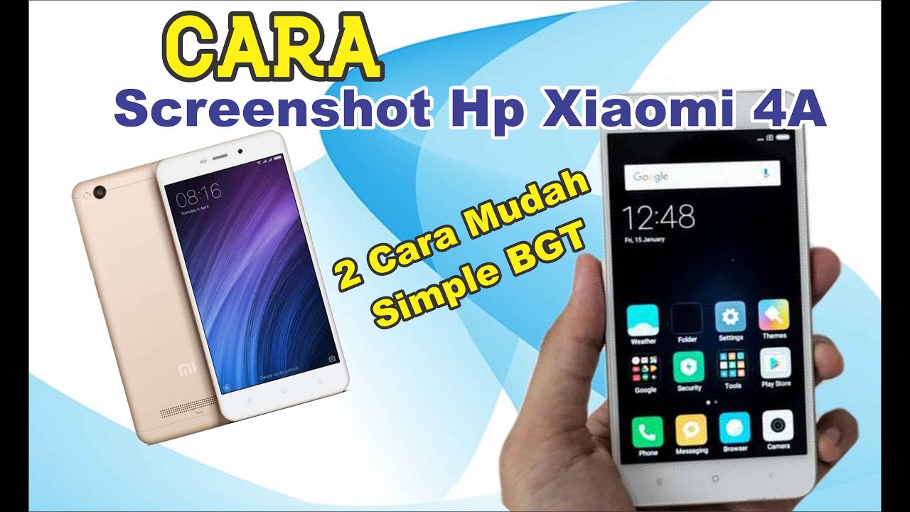  CARA  SCREENSHOT HP XIAOMI  REDMI 4A  YouTube