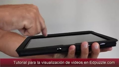 Tutorial de Edpuzzle para estudiantes