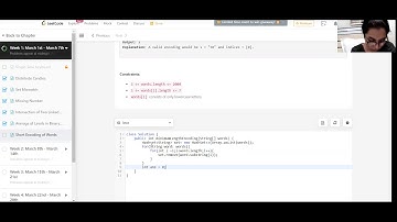 March 2021 Day 6 LeetCode challenge | 820. Short Encoding of Words