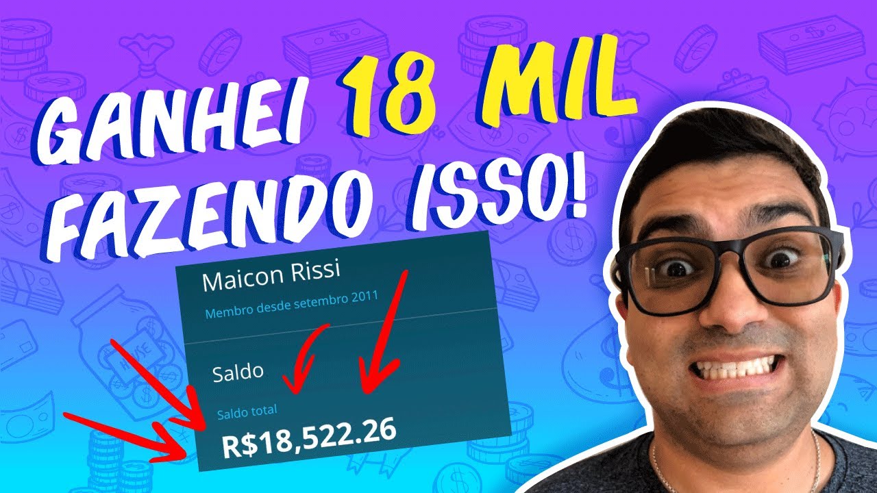 Como Ganhar Dinheiro Na Internet Em 2021 e Trabalhar Em Casa | Dinheiro Online | Ganhei R$ 18.522,26