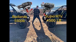 SXS Winch Test: Badlands 5500 vs SuperATV 4500