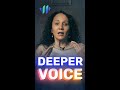 #shorts DEEPER VOICE Naturally