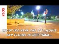 Shooting near the Vice President's house and flooding in DC? Well, kind of, sort of, but kind of not