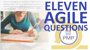 11 AGILE PMP EXAM QUESTIONS