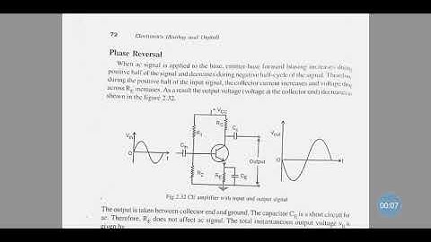 Dc and ac equivalent circuits