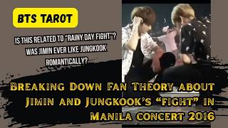[BTS TAROT] Breaking Down Fan Theory: Did Jimin & Jungkook Really Fight in Manila 2016?
