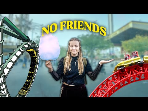 I went ALONE to a THEME PARK