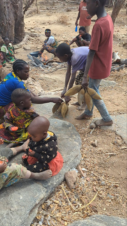 Baobab juice preparation