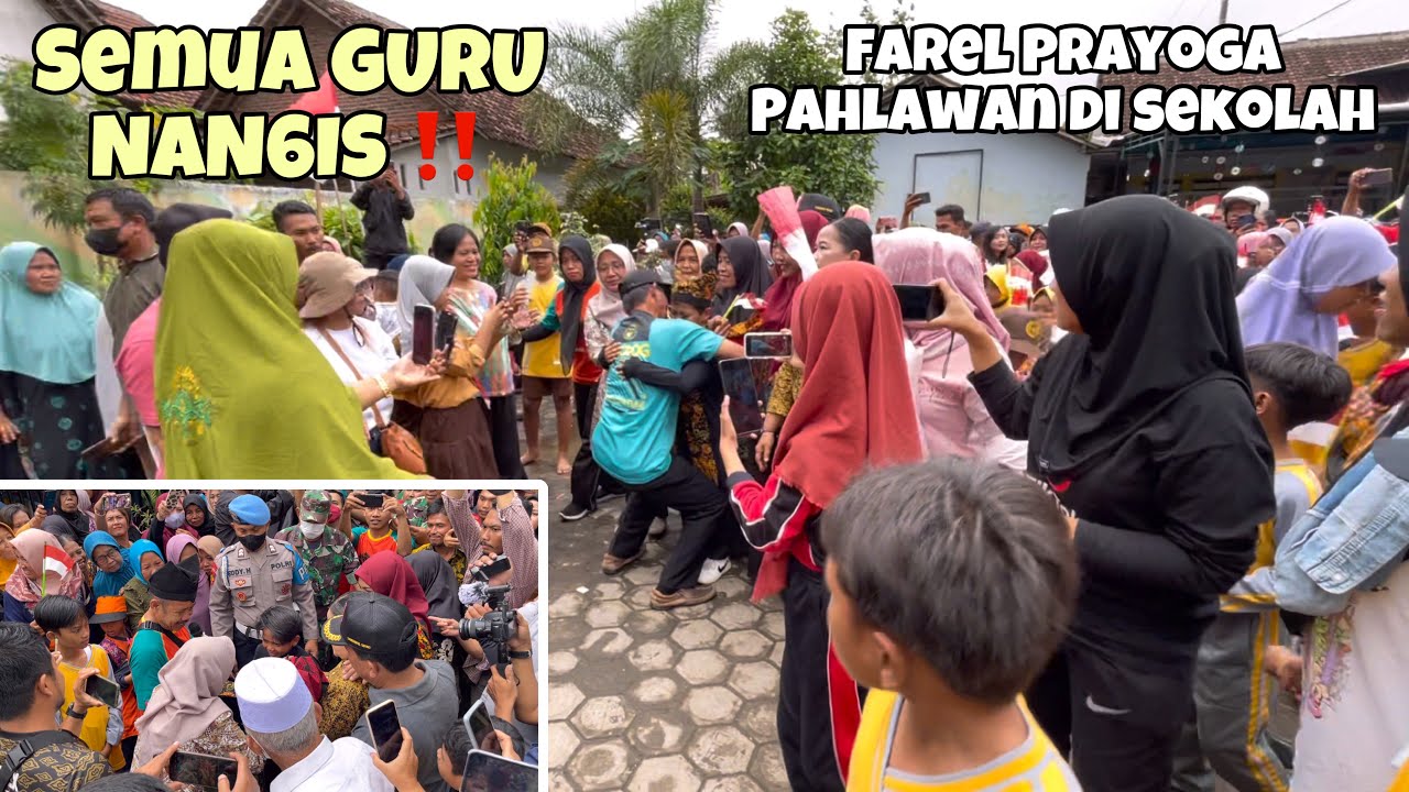 PECAH‼️ Tangis HARU Guru Kesayangan Farel Prayoga‼️Para Guru Bangga | bajidot