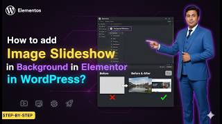 How to add Image Slideshow in Background in Elementor in Wordpress?