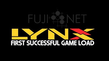 #FujiNet #AtariLynx first successful load of game from the cloud!