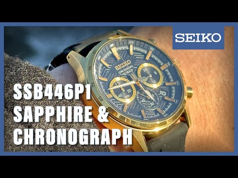 Unboxing The New Seiko Chronograph SSB446P1 - YouTube