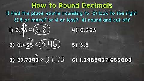 How to Round Decimals | Math with Mr. J
