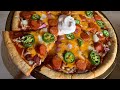 Chili Cheese Dog Pizza recipe || #Shorts