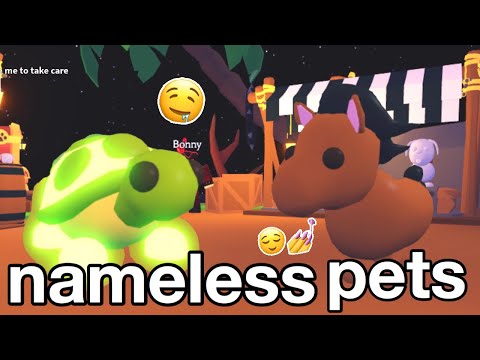 HOW TO MAKE YOUR PETS *NAMELESS* IN ADOPT ME!