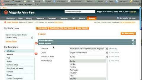 Magento: System Configuration Search