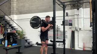 Safety Bar Back Squat demonstration