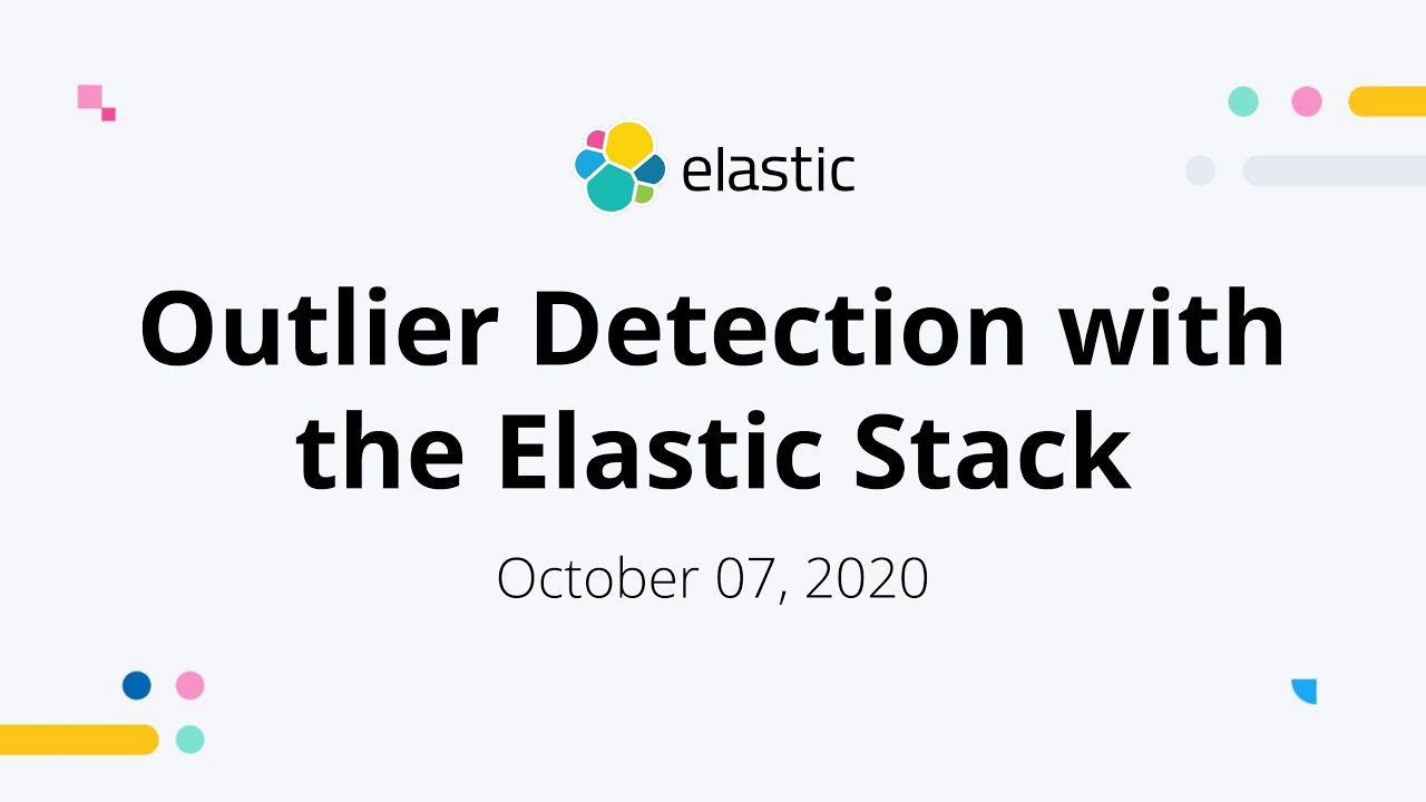 Outlier Detection with the Elastic Stack - YouTube