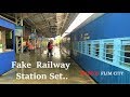 Fake Railway Station Set , RaMoji Flim City  ||  INDIAN TOURISM