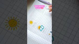 Stay Organized with This Cute Daily Planner!💕✨ @CraftyShrea #dailyroutine #exploremore #shorts