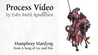 Digital Painting Process: Humphrey Hardyng | Game of Thrones Fan Art