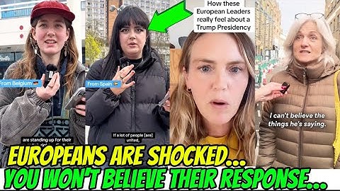 European’s Hilarious Reaction to Trump Calling Himself the President of Europe