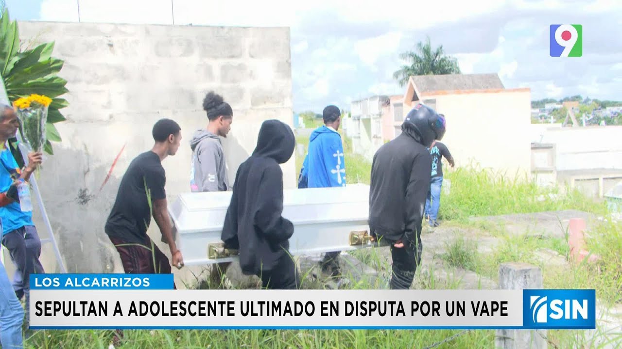 Tristeza y desconsuelo en ultimó adiós a joven muerto por vape | Primera Emisión SIN