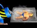 Experiment: Stretch Armstrong in Liquid Nitrogen
