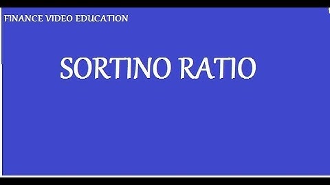 Sortino Ratio