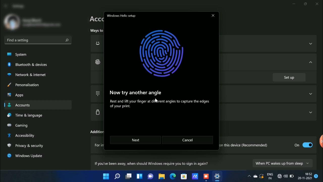 How to setup Fingerprint Lock in Asus VivoBook YouTube