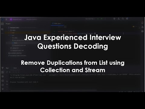 Remove Duplicates from ArrayList in Java | Collections vs Stream | Live Coding in IDE