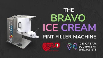 The Bravo Ice Cream Pint Filler Machine