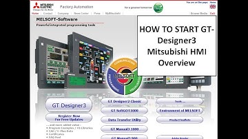 HOW TO START GT Designer3 Mitsubishi HMI  Overview