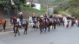 IV Cabalgata de mujeres en Bolívar, Antioquia, realizada el 10 de diciembre de 2022.