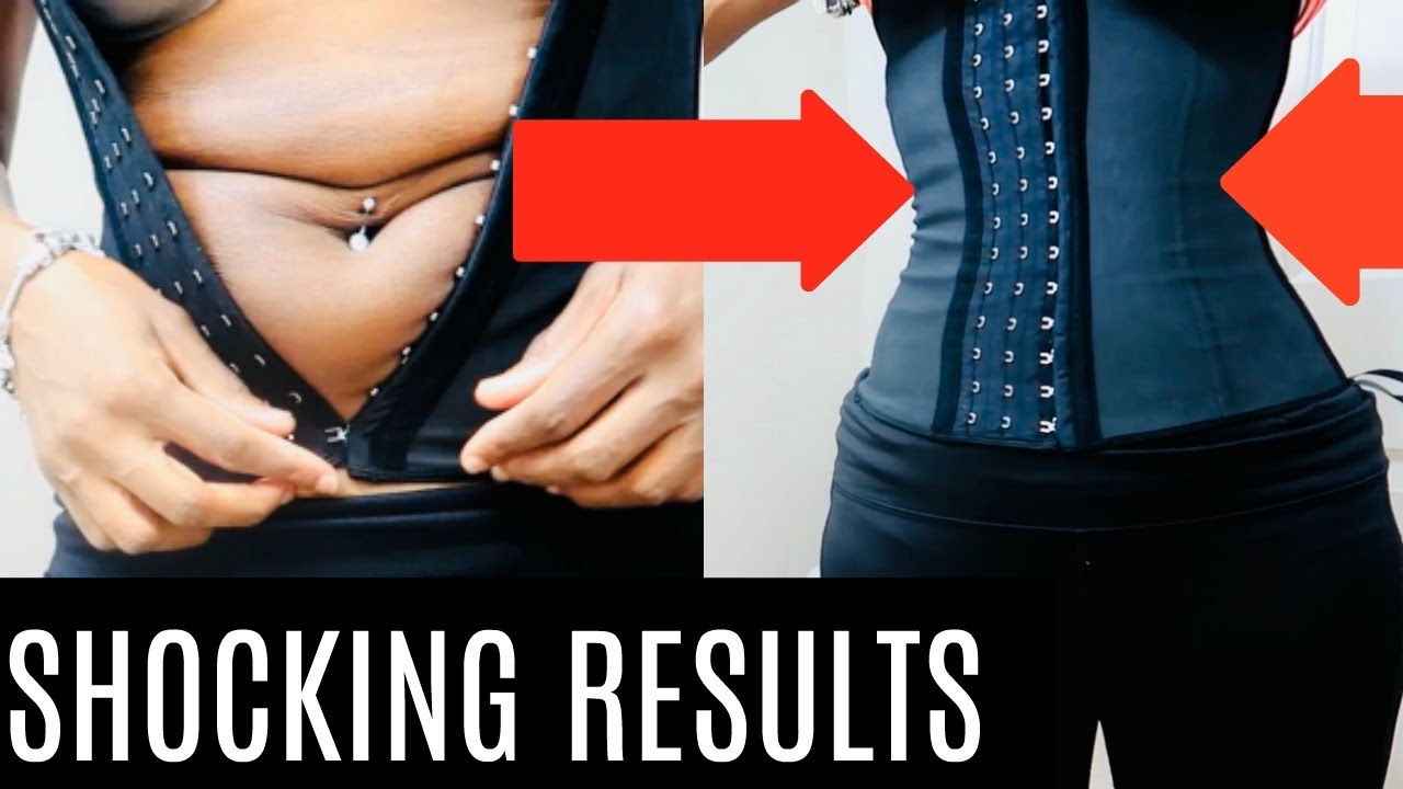 WEARING A WAIST TRAINER ALL DAY & OVERNIGHT: Before and After Real