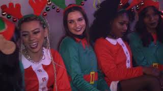 Beautiful Christmas Elves at Sony Recording Artist Listening Party at Quad Studios