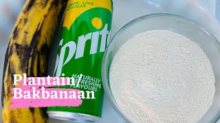 How To Fry Sweet Plantains With Sprite And Flour/ Surinaamse bak banaan