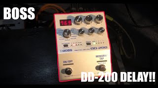 Boss DD-200 Bass guitar Demo ( My three favourite sounds )