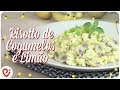 Risotto de Cogumelos Paris e Limão Siciliano (Especial de Natal)